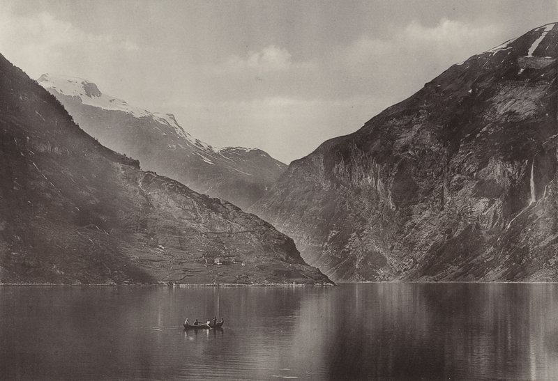 In de Geirangerfjord door Norwegian Photographer