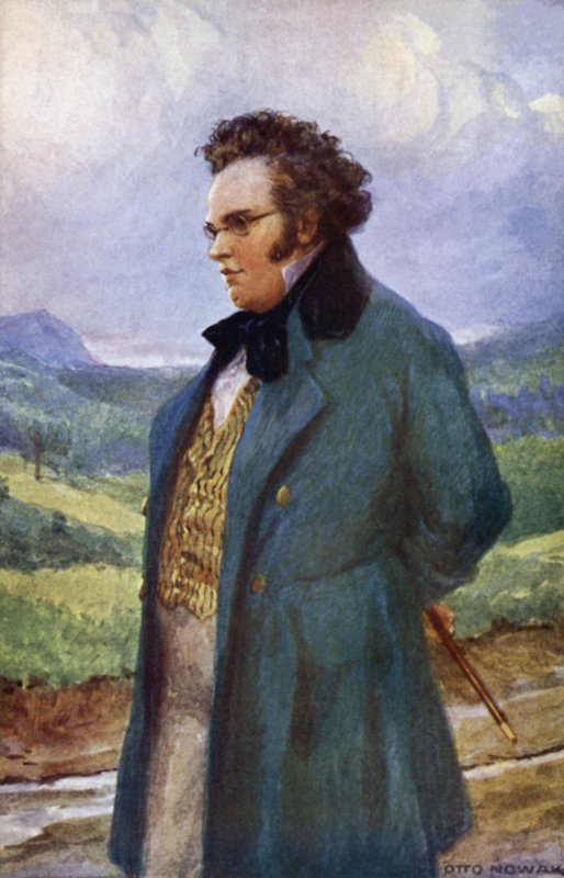 Franz Schubert door Otto Robert Nowak