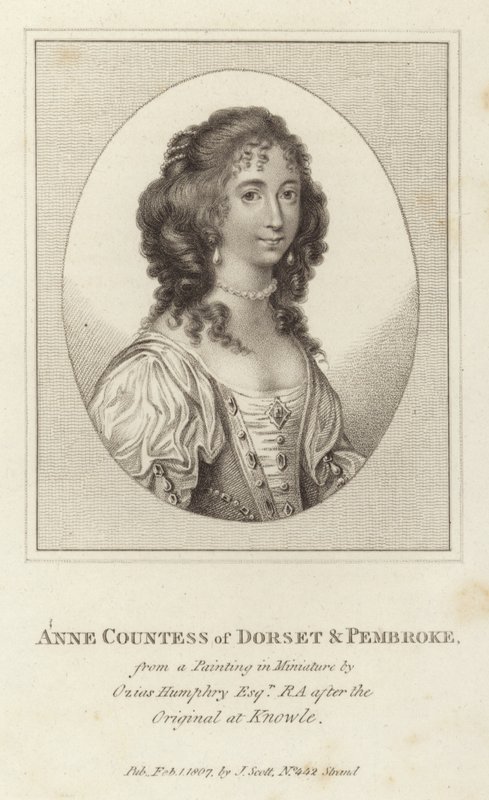 Anne gravin van Dorset en Pembroke door Ozias Humphry
