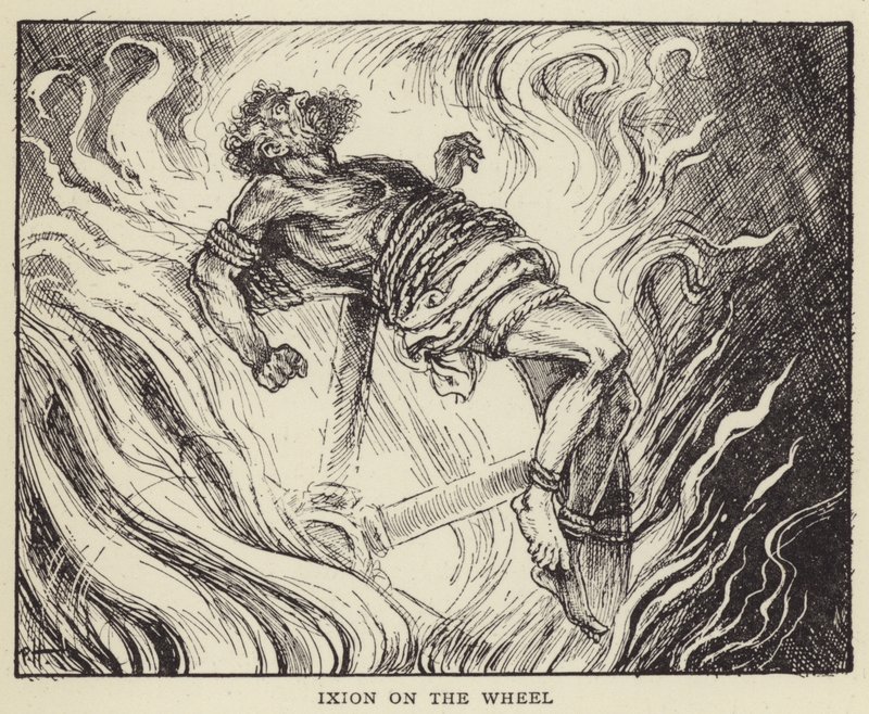 Ixion op het Wiel door Paul Hardy