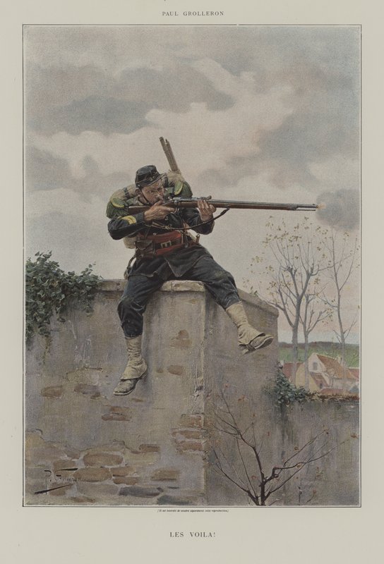 Daar zijn ze! door Paul Louis Narcisse Grolleron