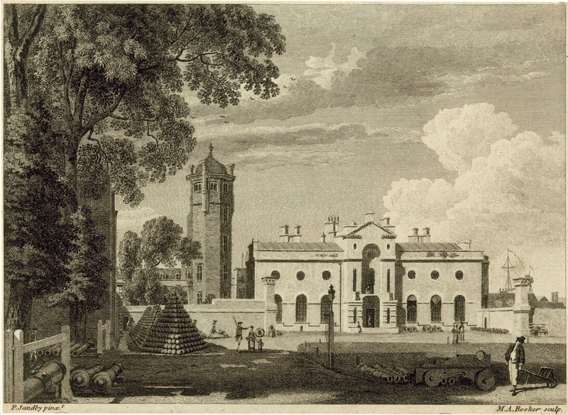 Koninklijke Militaire Academie in Woolwich door Paul Sandby