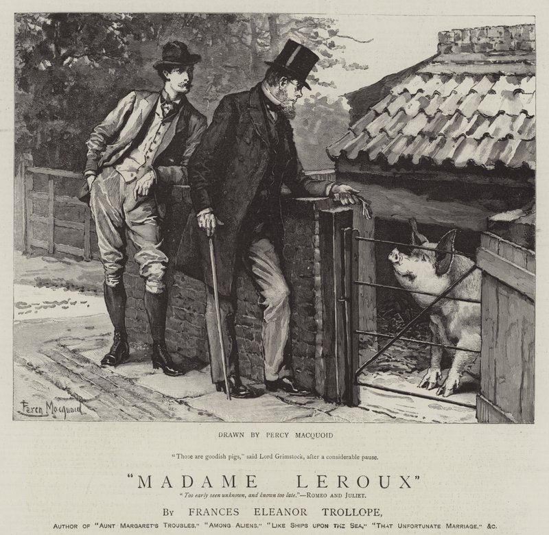 Madame Leroux door Percy Macquoid