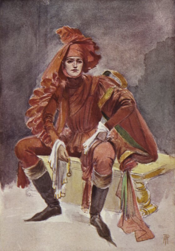 Een Duitse student in de veertiende eeuw door Percy Anderson