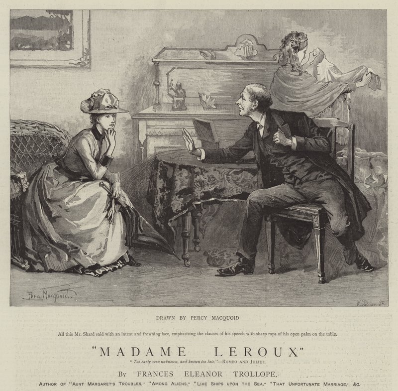 Madame Leroux door Percy Macquoid