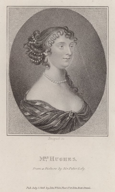 Margaret Hughes, Engelse actrice door Peter (after) Lely