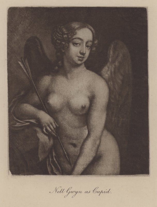 Nell Gwyn als Cupido door Peter Cross
