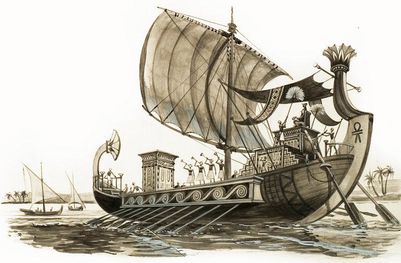 Egyptische galei door Peter Jackson
