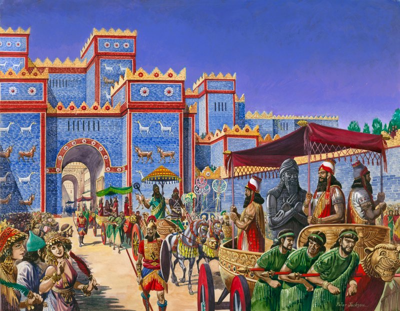 Nieuwjaarsdag in Babylon door Peter Jackson