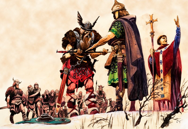 Vikingen geven zich over door Peter Jackson