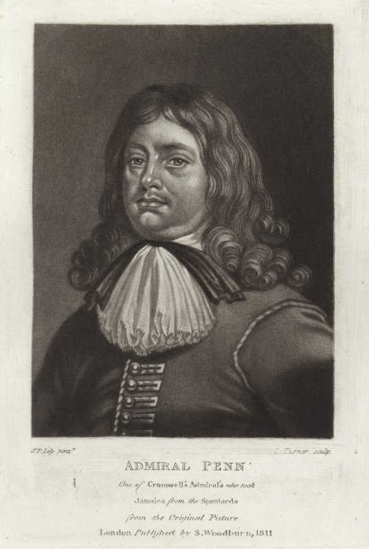 Admiraal Penn door Peter Lely