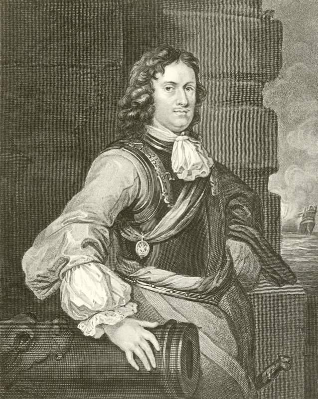 Edward, Eerste Graaf van Sandwich door Peter Lely