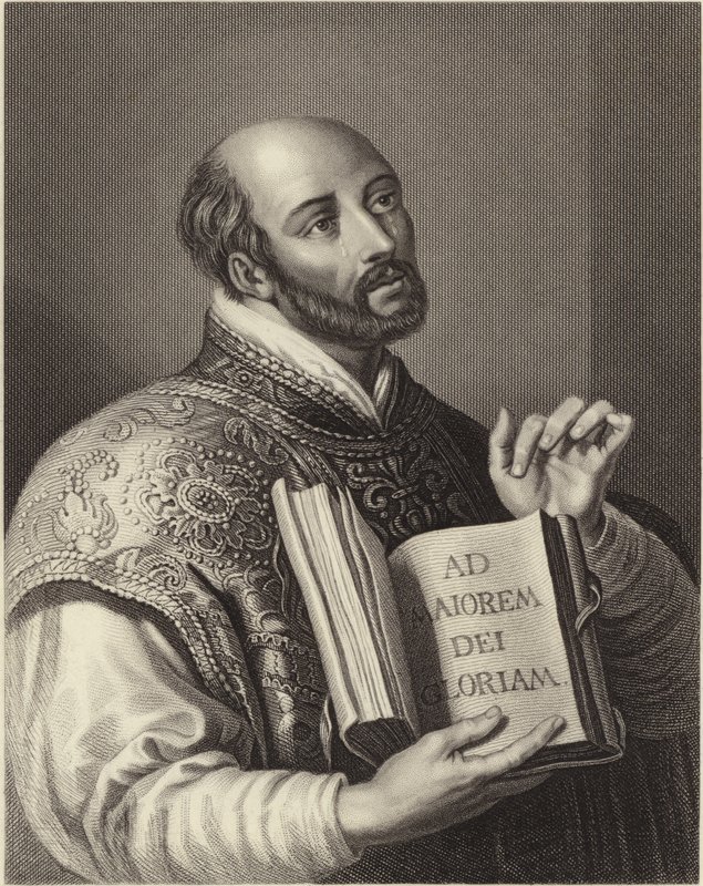 Ignatius van Loyola (gravure) door Peter Paul (after) Rubens