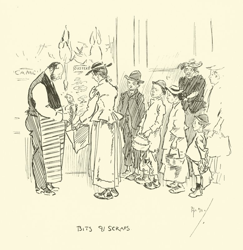 Illustratie voor Phil Mays Gutter-Snipes door Phil May