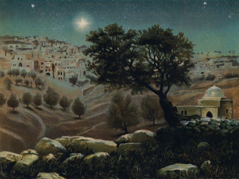 Uitzicht op Bethlehem door Philip Richard Morris