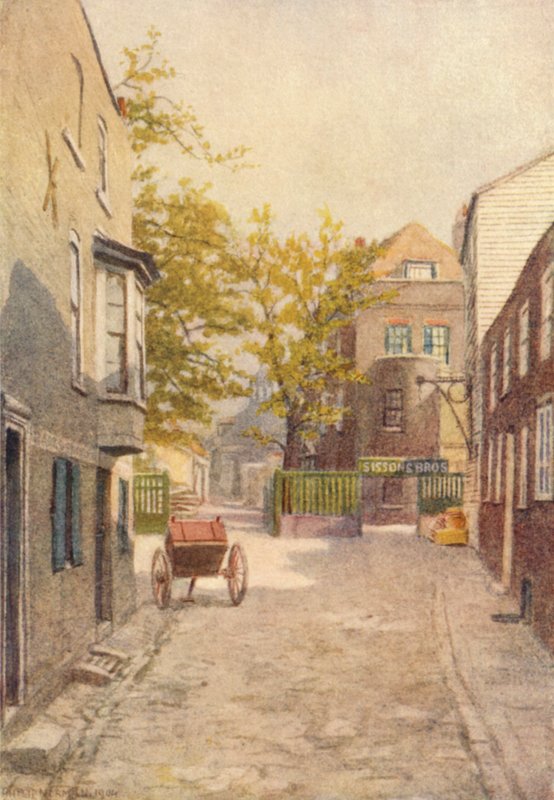 Laytons gebouwen, Southwark, 1904 door Philip Norman
