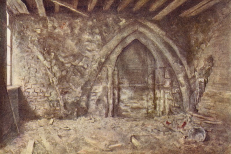 Middeleeuwse bogen, Ireland Yard, Blackfriars, 1900 door Philip Norman