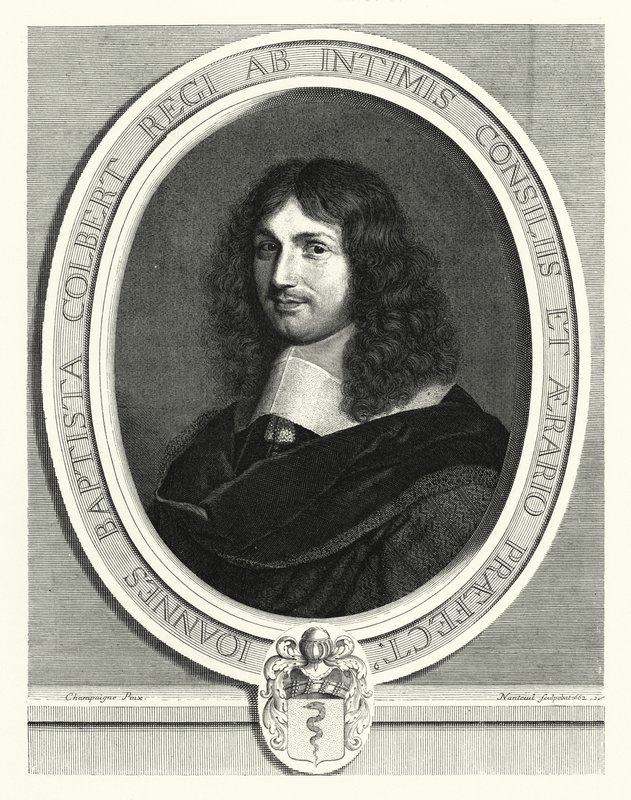 Jean-Baptiste Colbert, Franse staatsman door Philippe de (after) Champaigne