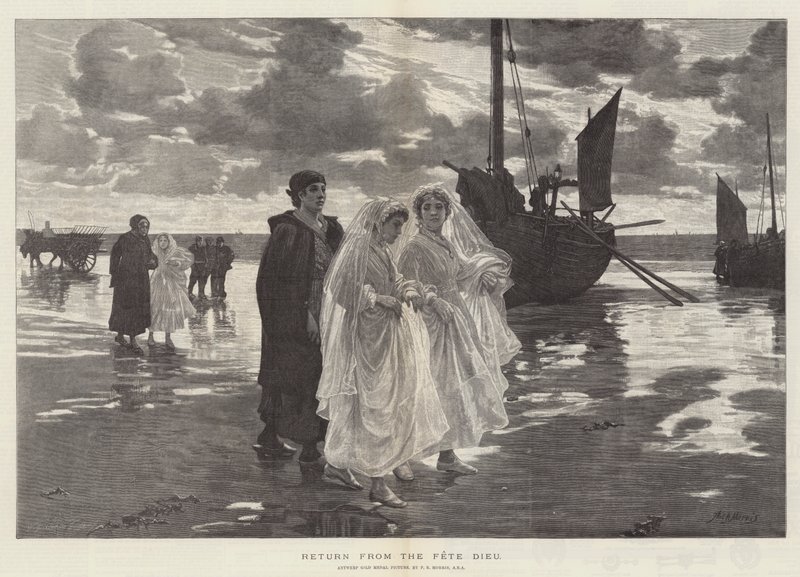 Terugkeer van de Fête Dieu door Phillip Richard Morris