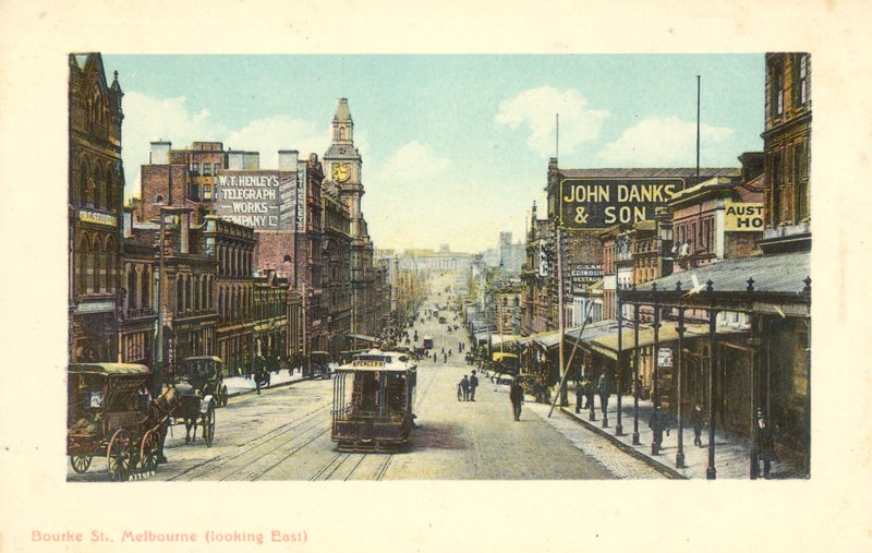 Bourke Street, Melbourne, Victoria, Australië door Photographer Australian