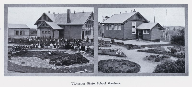 Victoriaanse Staatsschooltuinen door Photographer Australian