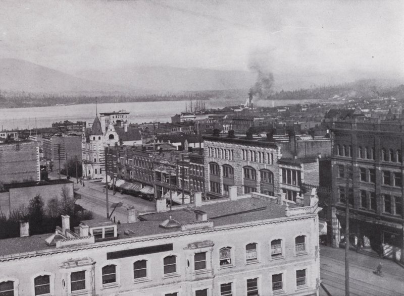 Algemeen uitzicht op Vancouver door Photographer Canadian