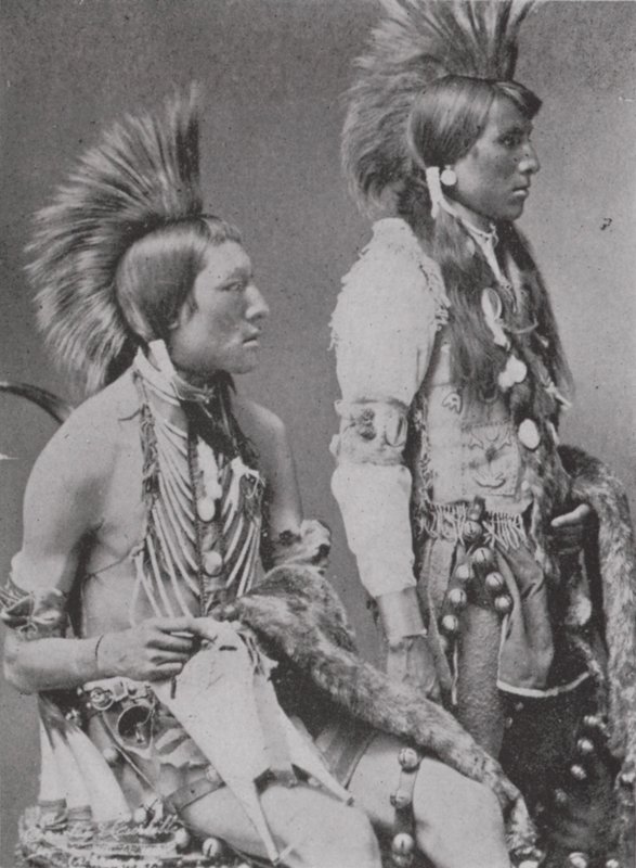 Twee Blackfoot-dappere door Photographer Canadian