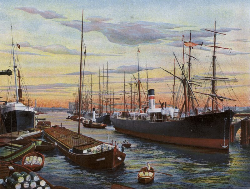 Hamburg: Havenbeeld door Photographer German