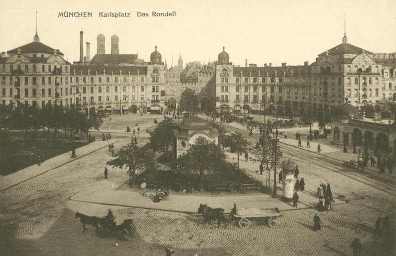 Karlsplatz Rondell, München door Photographer German