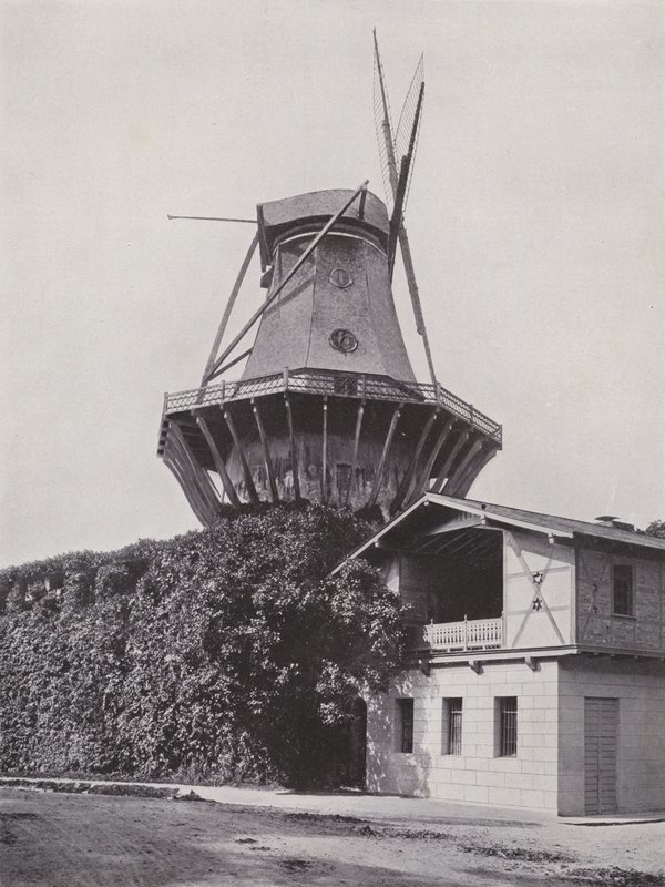 Potsdam, Sanssouci, Historische Molen door Photographer German