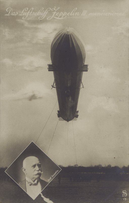 Zeppelin LZ III door Photographer German