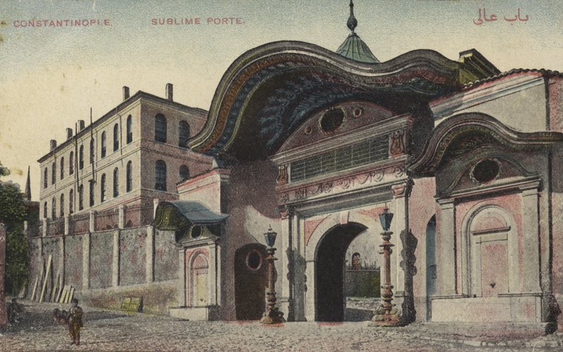 Sublime Porte, Constantinopel door Photographer Turkish
