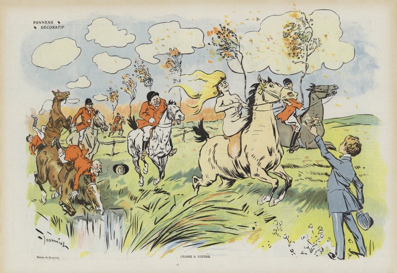 Illustratie voor Le Rire door Pierre Georges Jeanniot
