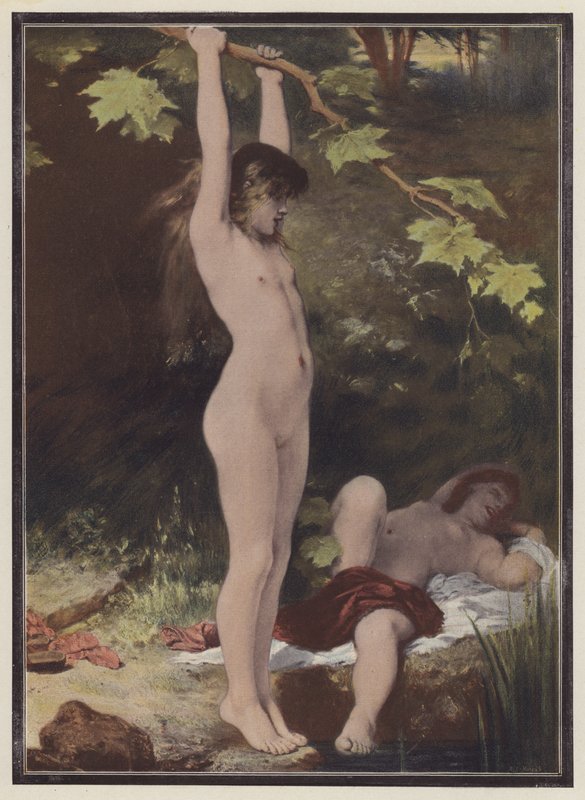 In het bos door Pierre Oliver Joseph Coomans