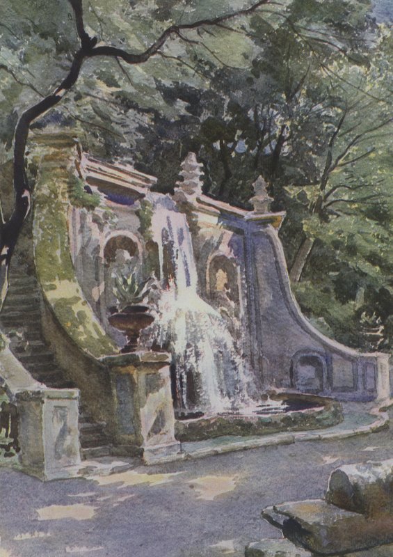 Frascati, Villa Aldobrandini door Pierre Vignal