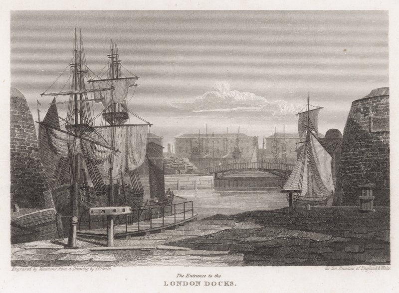 Londense Docks door Pieter Jansz. Quast