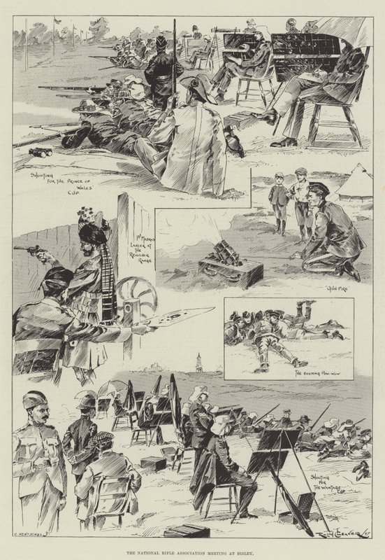 De Nationale Schietvereniging Bijeenkomst in Bisley door Ralph Cleaver