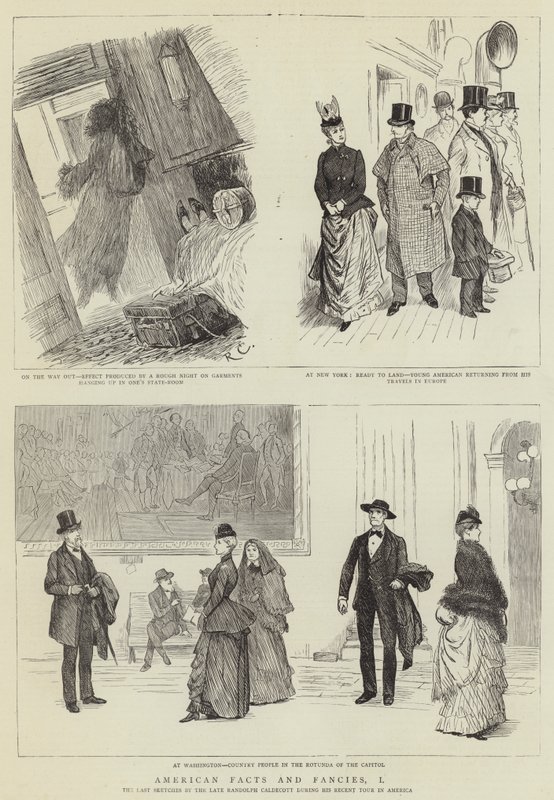 Amerikaanse Feiten en Fantasieën, I door Randolph Caldecott
