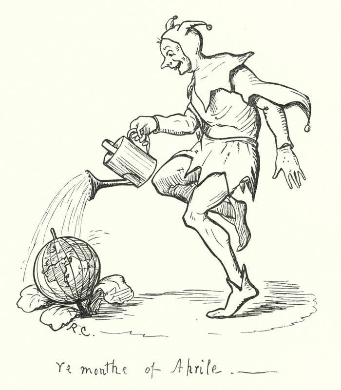 De maand april door Randolph Caldecott