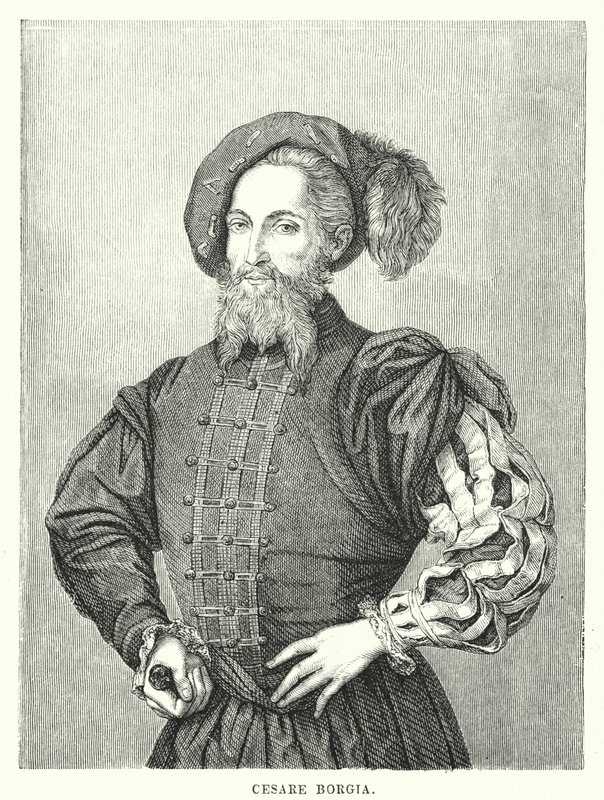 Cesare Borgia door Raffaello Sanzio Raphael