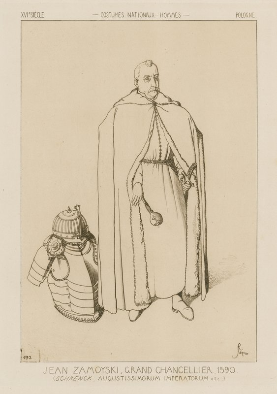 Jan Zamoyski, Grootkanselier, 1590 door Raphael Jacquemin