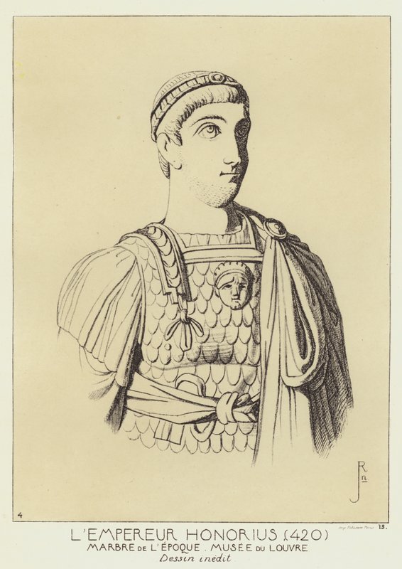 Keizer Honorius door Raphael Jacquemin