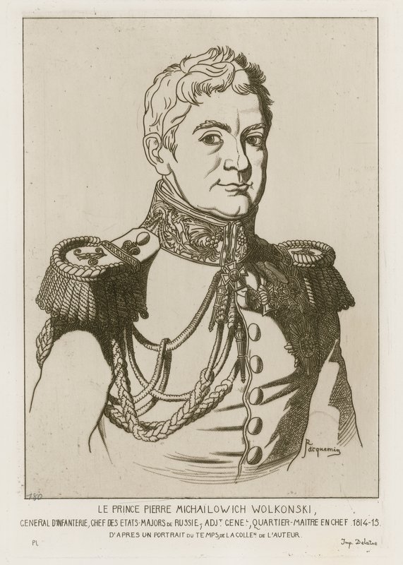 Prins Pierre Michailowich Wolkonski door Raphael Jacquemin