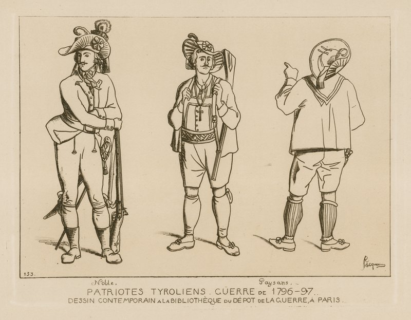 Tiroolse patriotten, Oorlog van 1796-1797 door Raphael Jacquemin