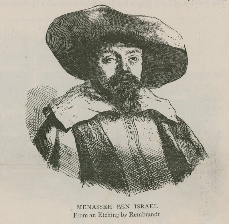 Menasseh Ben Israel door Rembrandt van Rijn