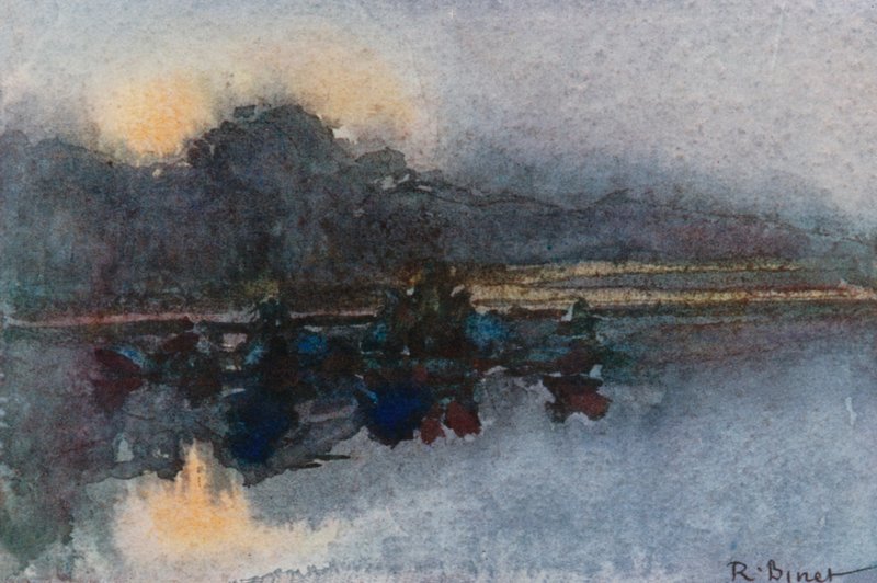 Wagen van Apollo bij Zonsondergang, Versailles door Rene Binet