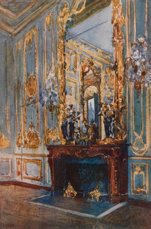 Binnenkamer van Lodewijk XV, Versailles door Rene Binet