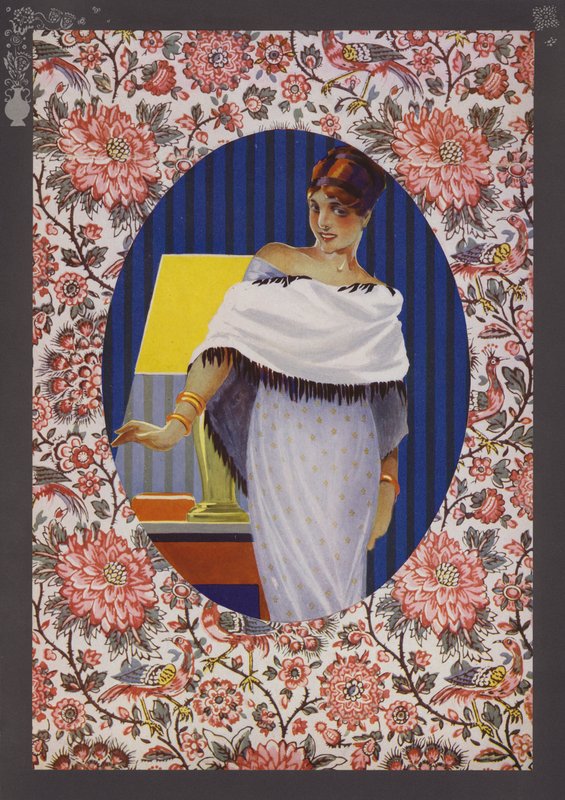 Art Deco modeplaat door Rene Vincent