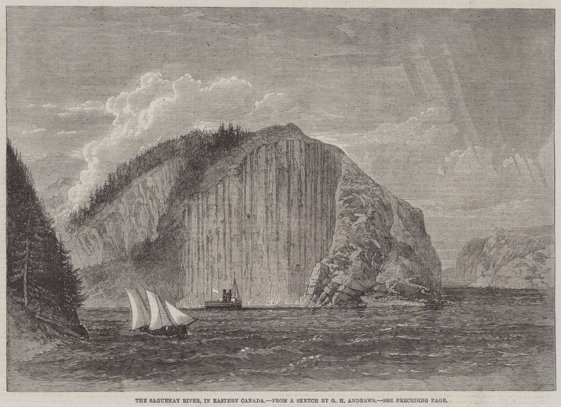 De Saguenay-rivier, in Oost-Canada door Richard Principal Leitch
