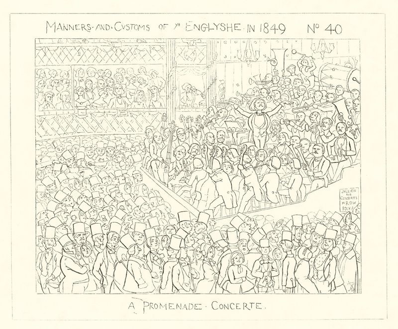 1849, Een Promenade Concert door Richard Doyle